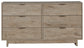 Oliah Six Drawer Dresser