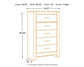 Brinxton King Panel Bed with Mirrored Dresser, Chest and Nightstand