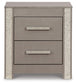 Surancha Queen/Full Panel Headboard with Mirrored Dresser and Nightstand