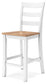 Gesthaven Counter Height Dining Table and 2 Barstools