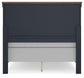 Landocken Full Panel Bed with Mirrored Dresser