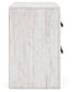 Cayboni Full Panel Bed with Mirrored Dresser and Nightstand