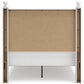 Mollviney Full Panel Storage Bed with Mirrored Dresser, Chest and Nightstand