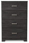 Belachime Full Panel Bed with Mirrored Dresser, Chest and Nightstand