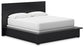 Londer California King Panel Bed with Mirrored Dresser and Chest