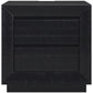 Londer California King Panel Bed with Mirrored Dresser and Nightstand