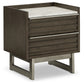 Arkenton King Panel Bed with Mirrored Dresser, Chest and Nightstand