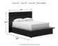 Londer Queen Panel Bed with Mirrored Dresser