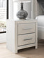 Birmonton King Upholstered Panel Platform Bed, Dresser, Mirror, Chest and Nightstand