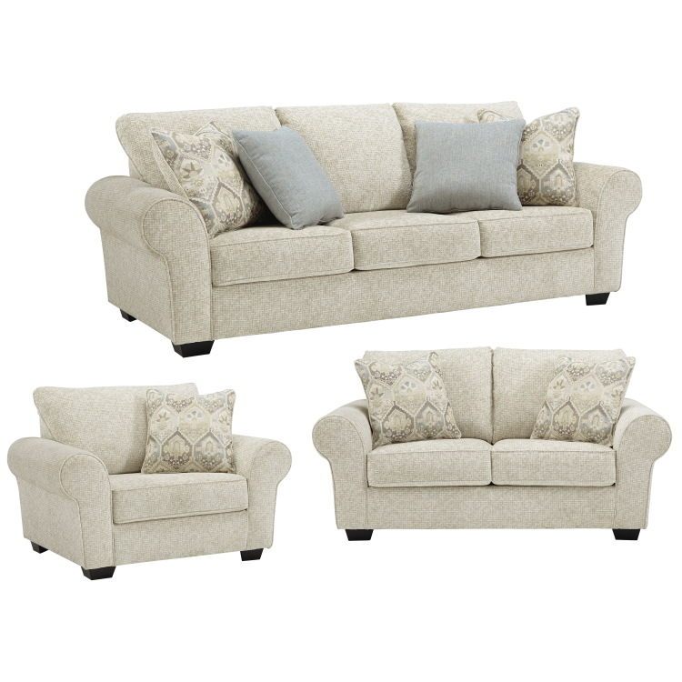 Haisley Sofa, Loveseat and Oversized Chair