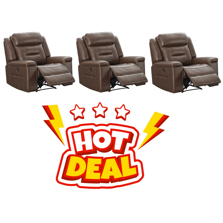 McAdoo - 3pc Power Recliners CLEARANCE ITEM