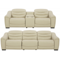 Center Line Power Reclining Sofa and Loveseat Set (Tri)