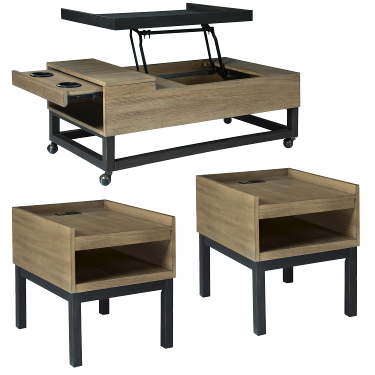 Fridley - 3pc Coffee Table Set