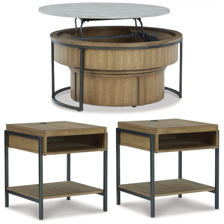 Fridley 4pc Nesting Coffee Table Set