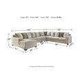 Ardsley 5pc Sectional with Chaise