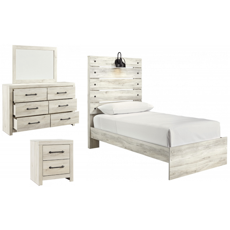 Cambeck 4pc Twin Size Panel Bedroom Set