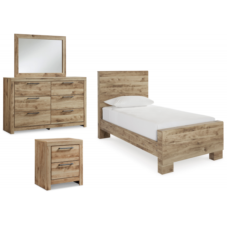 Hyanna - 4pc Twin Panel Bedroom Set