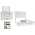 Paxberry 4pc King Size Panel Bedroom Set