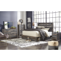 Drystan King Panel Bed with 4 Storage Drawers