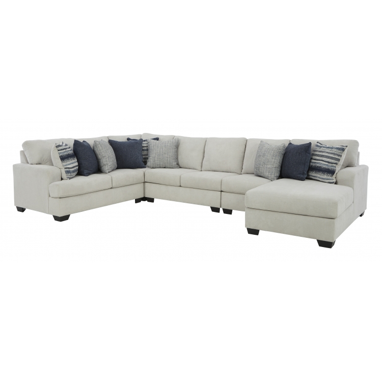 Lowder 5pc Sectional with Chaise