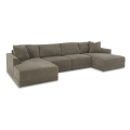 Raeanna 4pc Sectional with Dual Chaise
