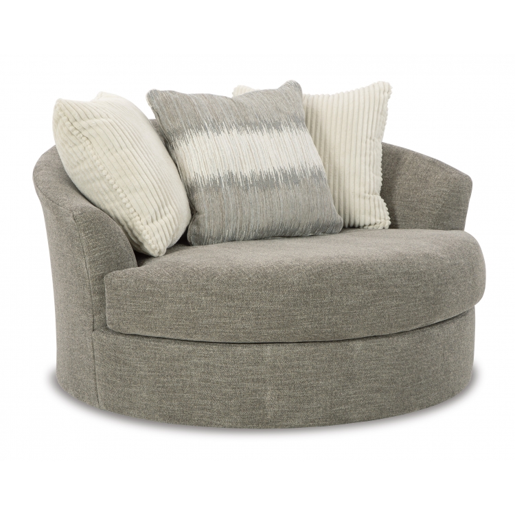 Creswell Oversized Swivel Accent Chair