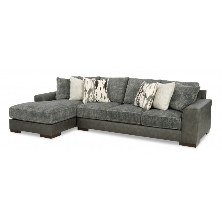 Larkstone - 2pc Sectional with Chaise