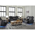 Center Point Reclining Sofa and Loveseat Set