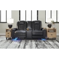 Center Point Reclining Sofa and Loveseat Set