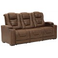 Owner's Box Power Reclining Sofa and Loveseat Set