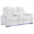 Party Time - Power Reclining Loveseat with Console