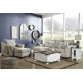 Abney Sofa Chaise and Swivel Accent Chair Set