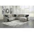 Colleyville 5pc Power Reclining Sectional with Chaise