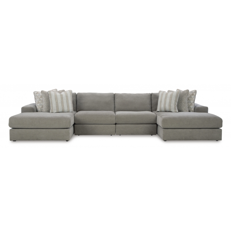 Avaliyah 4pc Sectional with Dual Chaise