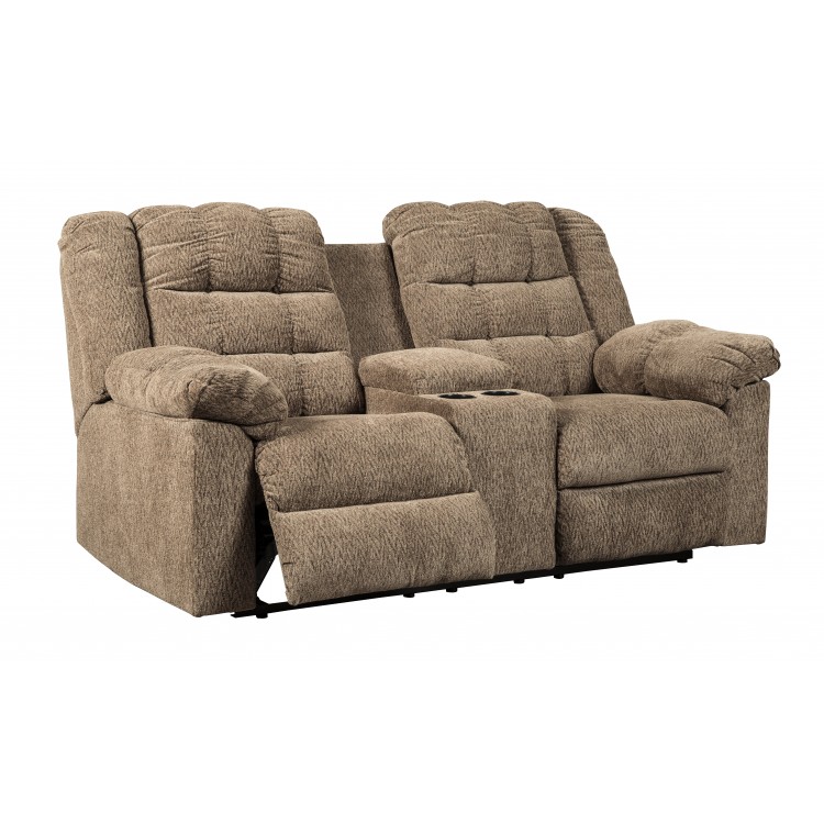 Workhorse - Reclining Loveseat with Console