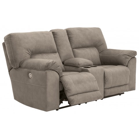 Cavalcade - Power Reclining Loveseat with Console
