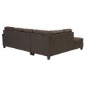 Navi 2pc Sleeper Sectional with Chaise