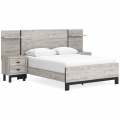 Vessalli 6pc Queen Panel Bed with Extensions