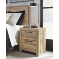 Hyanna 4pc King Panel Bedroom with Foot Storage Set