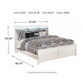 Bostwick Shoals 4pc King Size Panel Bedroom Set