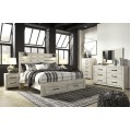 Cambeck 4pc King Size Bed Set With Storage Footboard