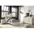 Cambeck 4pc Twin Size Bed Set With 2 Drawer Storage