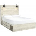 Cambeck 4pc Queen Size Bed Set With 4 Drawer Storage