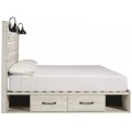 Cambeck 4pc King Size Bed Set With 4 Drawer Storage