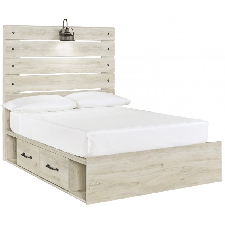 Cambeck Full Panel Bed with 4 Storage Drawers