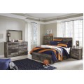 Derekson Full Panel Bed with 6 Storage Drawers