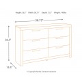 Derekson King Panel Bed with 6 Storage Drawers