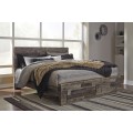 Derekson King Panel Bed with 2 Storage Drawers
