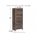 Drystan Queen Bookcase Bed with 2 Storage Drawers