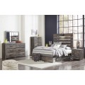 Drystan 4pc Full Panel Bed Set with 2 Storage Drawers